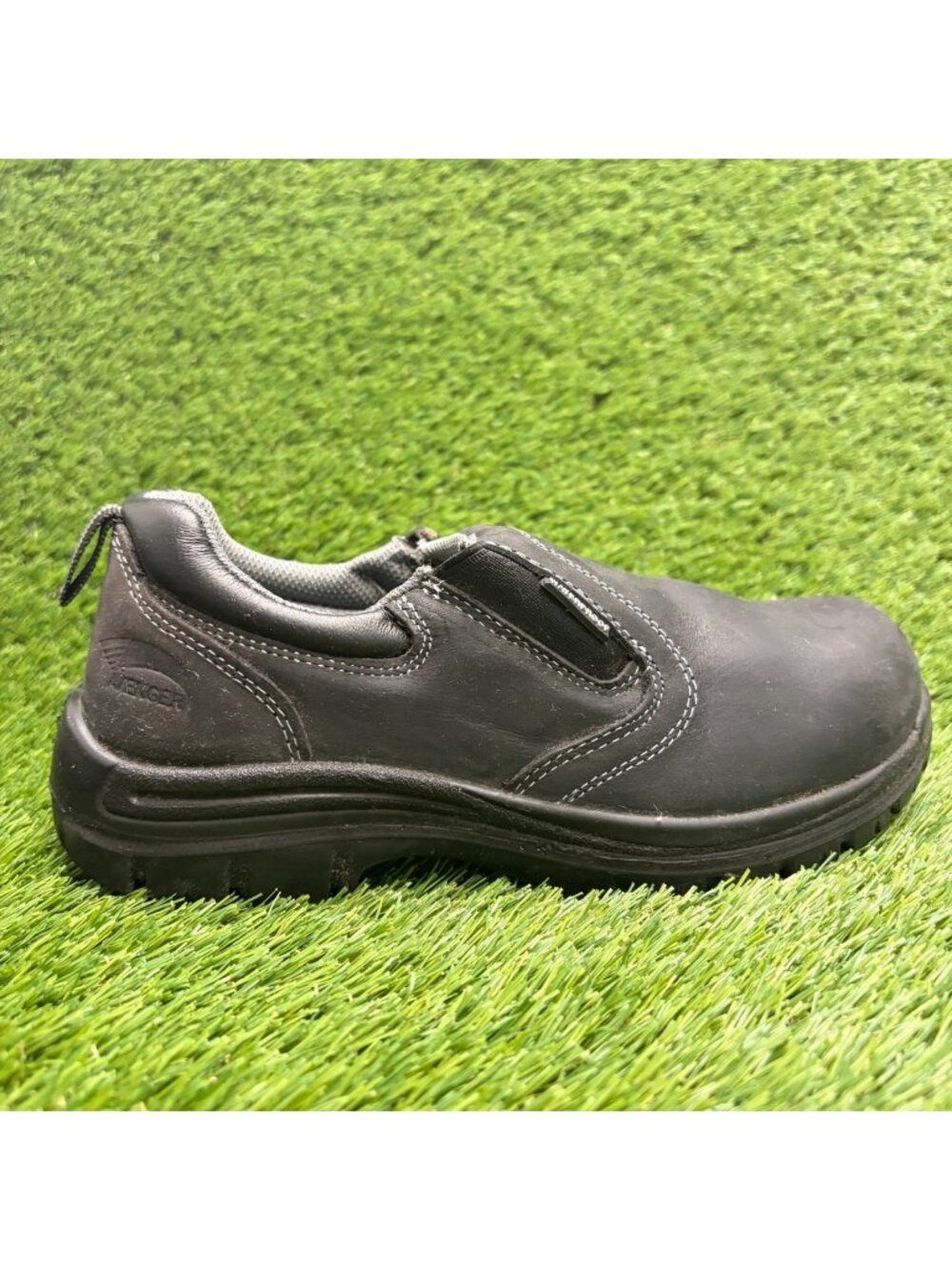 Avenger Foreman Womens Size 8D Black Composite Toe Safety Slip-On Work Shoes